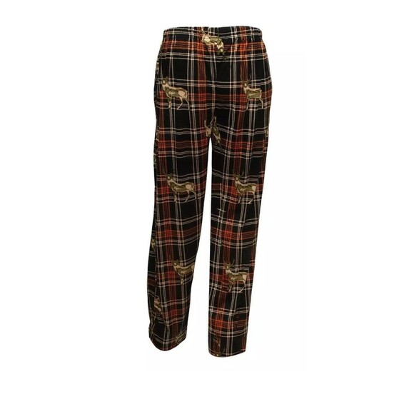 Lounge Pants Mens XXL Plaid Flannel Deer Hunter Casual Soft Hunting Buck - Picture 2 of 4